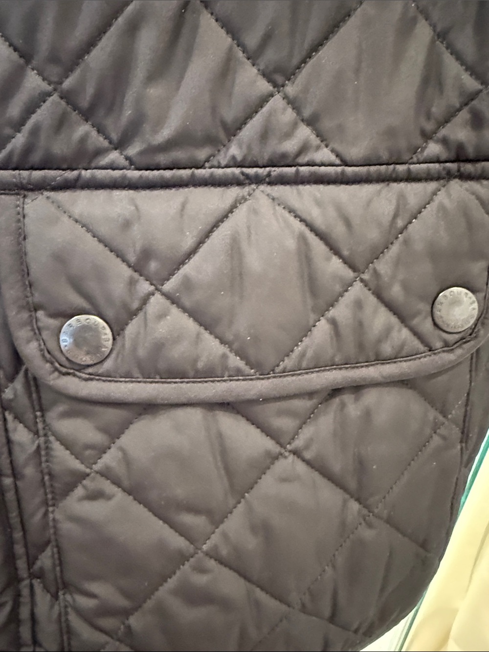 Barbour Quilted Black Inner Lining Vest - Picture 2 of 6